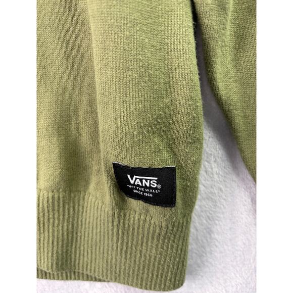 Vans Tacuba Solid Crewneck Sweater – Loden Green – Size S - Picture 6 of 7